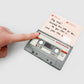 Record Your Own Message: Cassette Tape Greeting Card